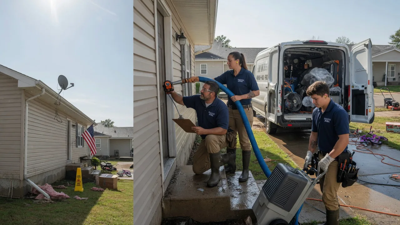 Ceiling Water Damage Restoration in Blue Rapids, KS near me
